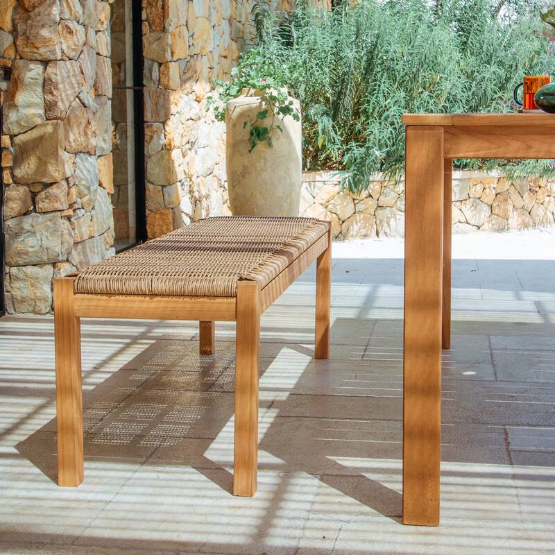 Cambridge Casual Lowell 4-Piece Indonesian Teak Patio Dining Set