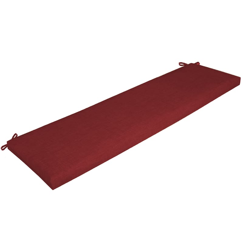 ARDEN Ruby Red Leala Outdoor Bench Cushion - 17 in L x 46 in W x 3 in H