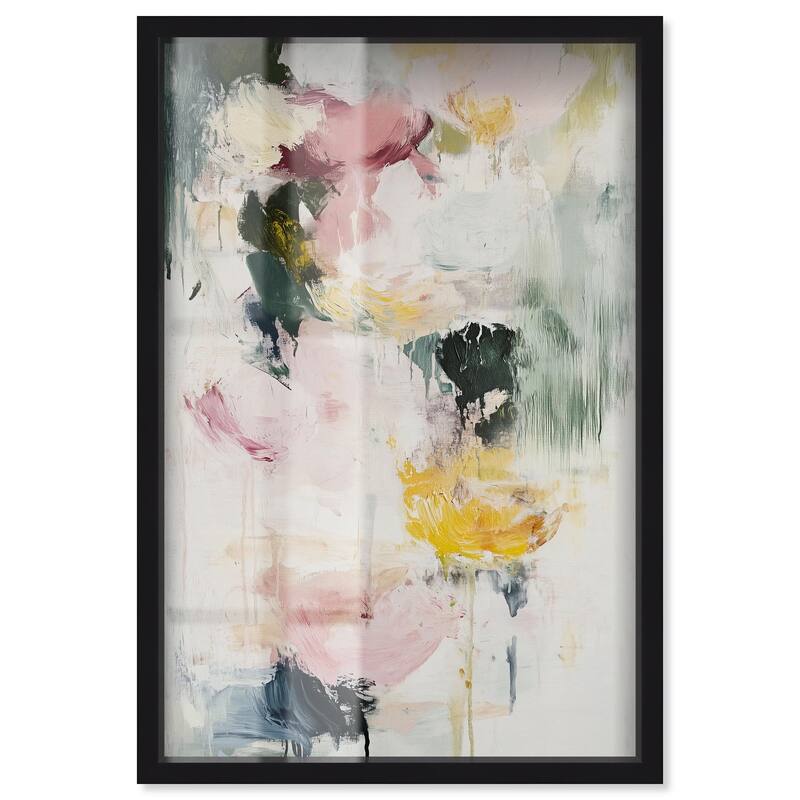 Dripping Colors II Shadowbox by Art Remedy - Black - 10" x 15"