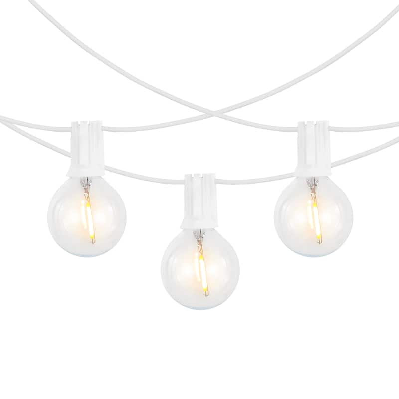 SAFAVIEH Lighting Chiera 10 FT Led Outdoor String Lights - White