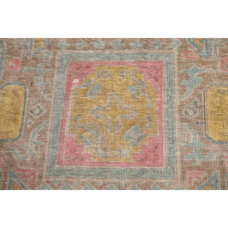 Traditional Geometric Tabriz Persian Area Rug Handmade Wool Carpet - 5'9" x 8'10"