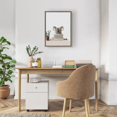 Kate and Laurel Sylvie Kevin Frame Canvas by The Creative Bunch Studio
