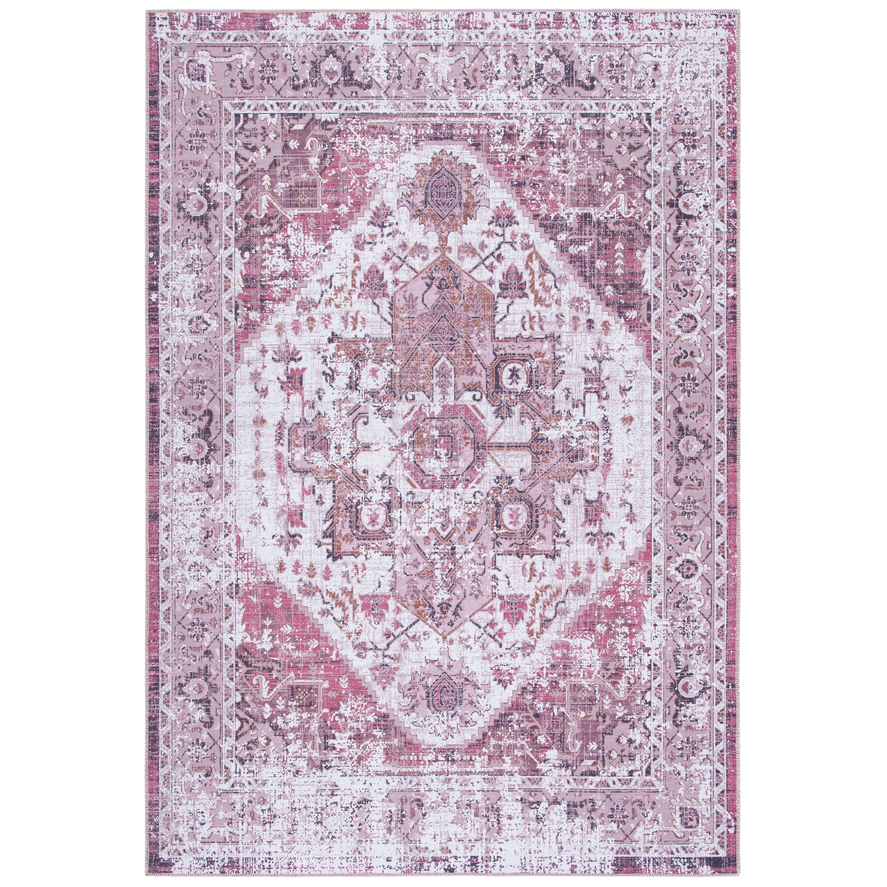 SAFAVIEH Serapi Machine Washable Marieana Shabby Chic Distressed Rug