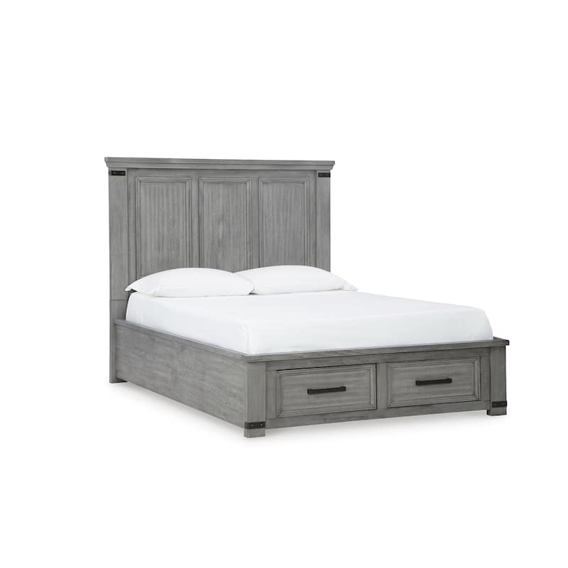Signature Design by Ashley Russelyn Gray Storage Bed