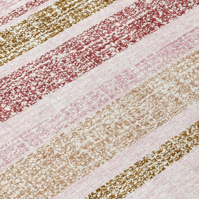 HomeRoots Striped Transitional Rectangle Outdoor Rug