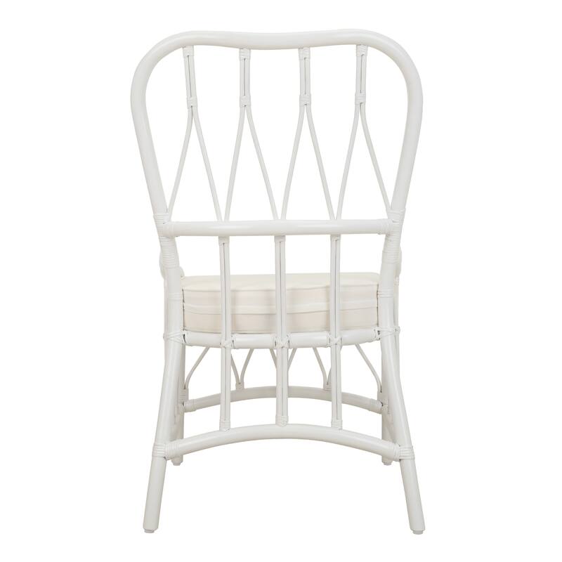 NPD Furniture Ayanna Modern Bohemian Rattan Dining Chair