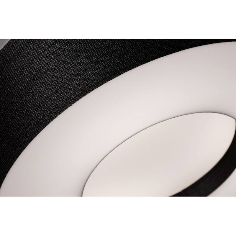 AFX MCF1524LAJUD Montclair 15" Wide Flush Mount Drum Ceiling Fixture