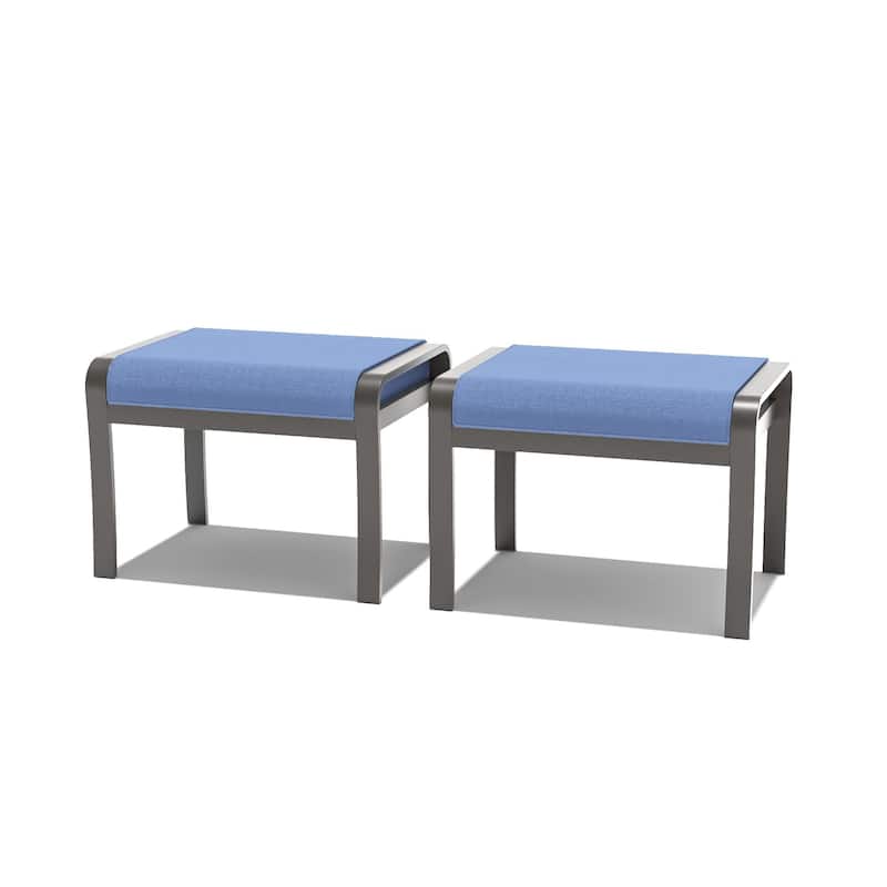 Aluminum Patio Furniture Set with FirePit Ottomans Swivel Chairs,Sectional Sofa with Thick Seat Cushions for Porch Garden