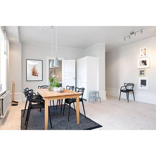 Shop 2xhome Set Of 4 Modern Stacking Design Molded Chairs Dining