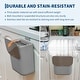 preview thumbnail 14 of 40, 1.9 Gal/2.4 Gal Kitchen Compost Bin, Small Hanging Trash Can with Stainless Steel Lid