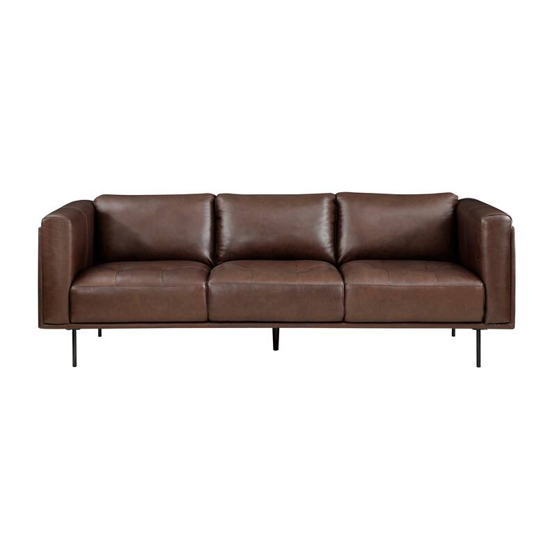Nottawa 2-Piece Leather Living Room Sofa Set