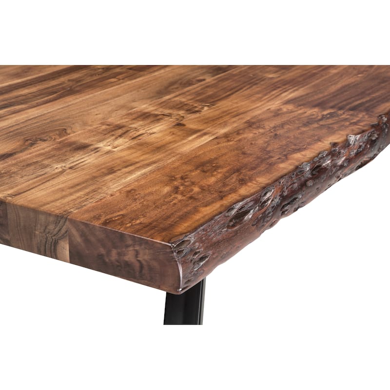 Reese Solid Wood Dining Bench in Natural Acacia