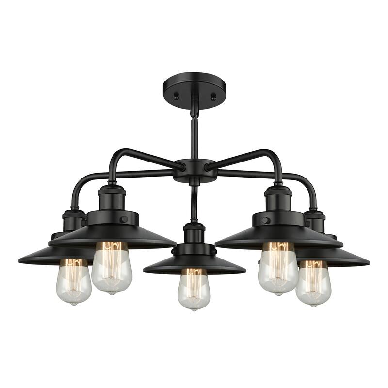 Innovations Lighting Ballston Urban - 5 Light 26" Stem Hung Chandelier