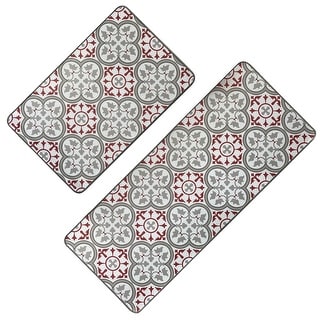 Paco Printed Kitchen Floor Mats - Tile Design - Bed Bath & Beyond ...