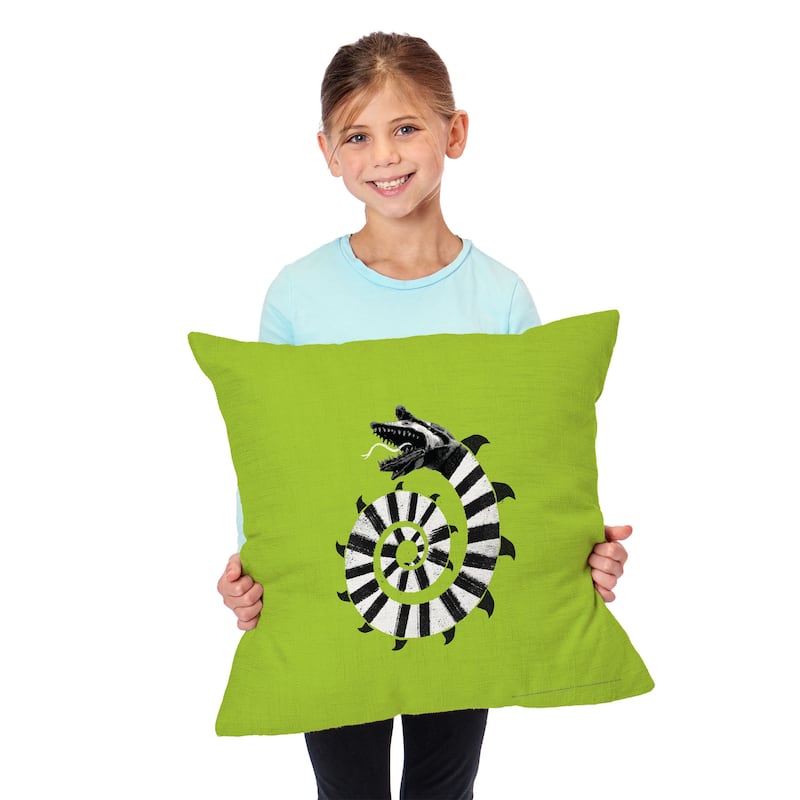 Warner Brothers Beetlejuice 18 Inch Throw Pillow