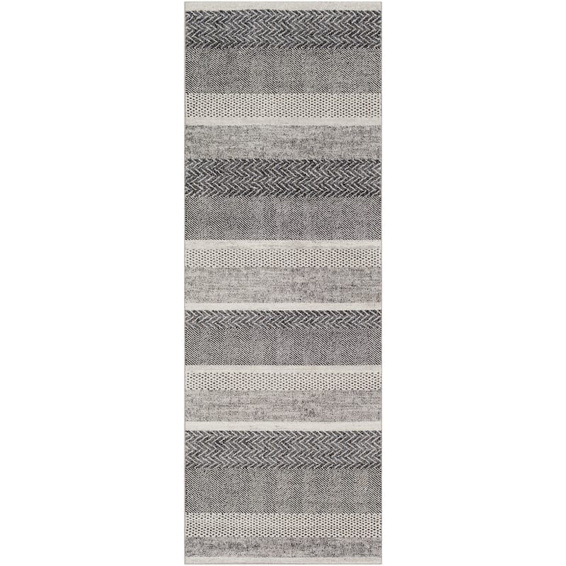 Livabliss Elfman Bohemian Stripe Area Rug