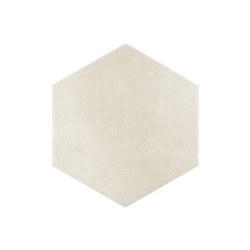 Arcadian Hexagon 9 in. x 10 in. Glazed Porcelain Wall and Floor Tile