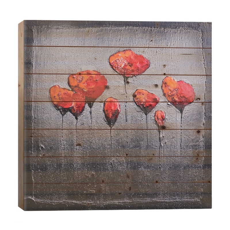 Remember... Print On Wood by Donatella Marraoni - Multi-Color - 26x26x1.5