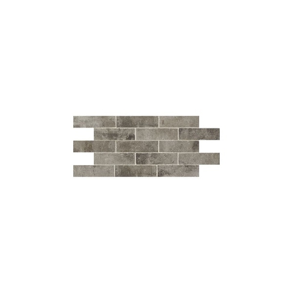 Daltile BW28P Brickwork - 8" x 2-1/4" Rectangle Wall Tile - Textured Stone Visual