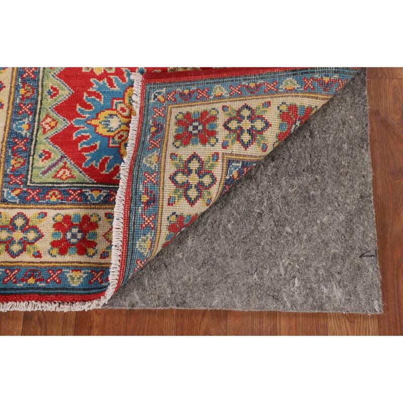 Red Traditional Kazak Rug Handmade Wool Carpet - 2'9" x 4'0"