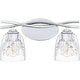 preview thumbnail 1 of 5, Ansley 2-Light Polished Chrome Bath Light