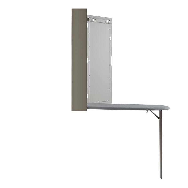 SEI Furniture Wall-mounted Ironing Board and Storage Center