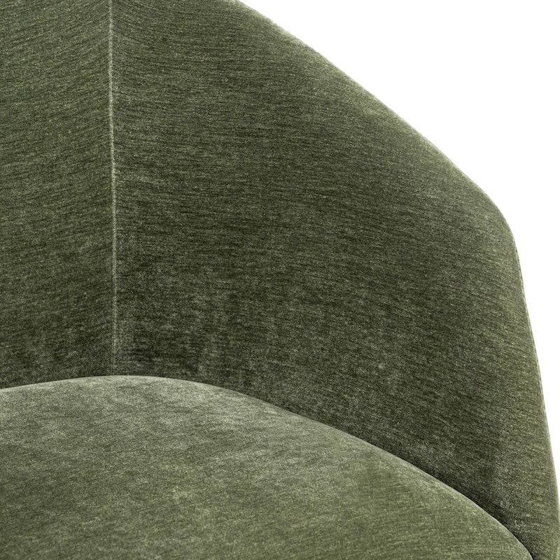 Poly and Bark Malone Swivel Dining Chair in Sagano Green