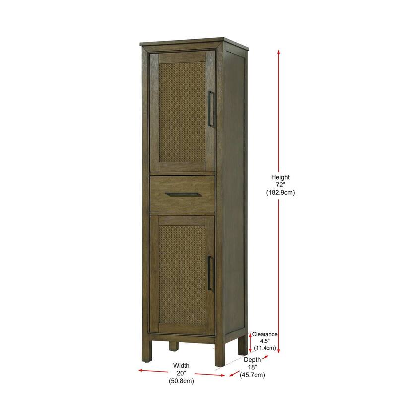 Winslow 16-28 Inch Bath Storage Cabinet
