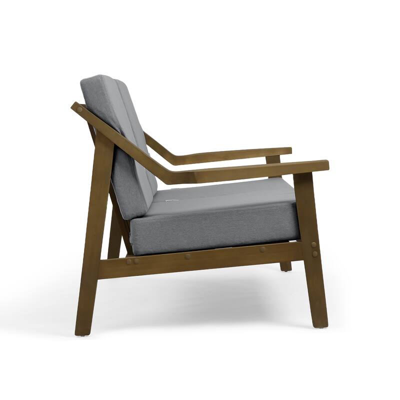 Outdoor Conversation Set Patio Cushioned Chair, Loveseat with Tables