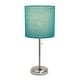 preview thumbnail 29 of 99, Porch & Den Custer Metal/ Fabric Lamp with Charging Outlet