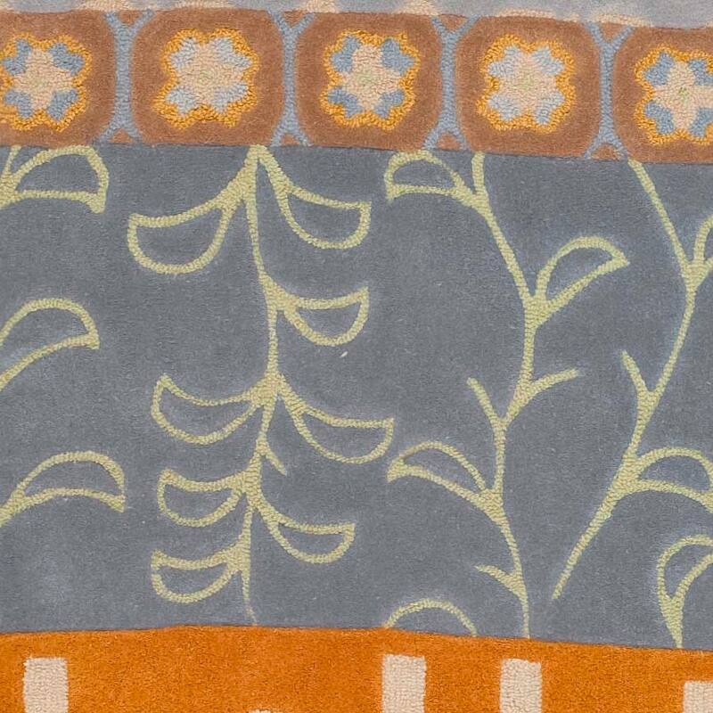 SAFAVIEH Handmade Rodeo Drive Gunjan Mid-Century Modern Abstract Wool Rug