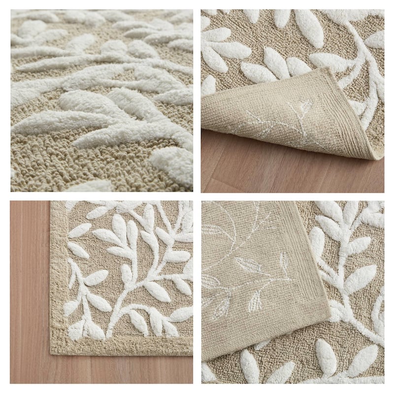 Madison Park Belle Cotton Tufted Bath Rug