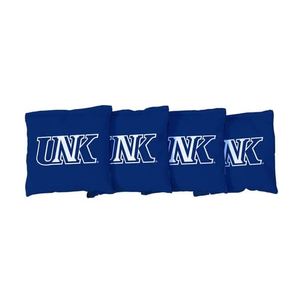 slide 2 of 3, Nebraska Kearney Lopers Blue Cornhole Bags All-Weather Resin Filled