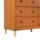 preview thumbnail 32 of 62, Walker Edison Bullrushes 6-Drawer Solid Wood Dresser