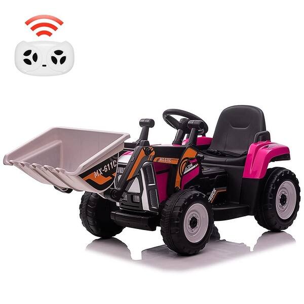 slide 2 of 35, Kids Ride on Excavator with Remote Control Purple