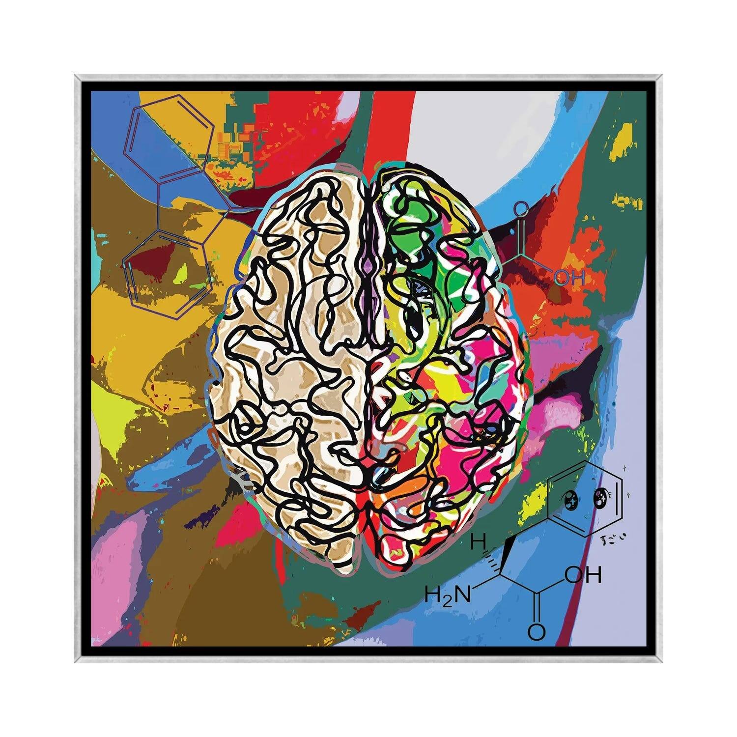 iCanvas "GABA" by Gabriel Cozzarelli Framed
