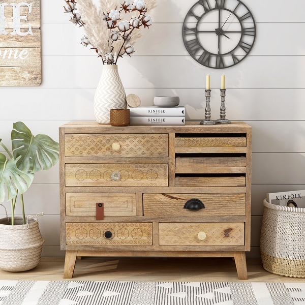 Mango wood chest of drawers sale