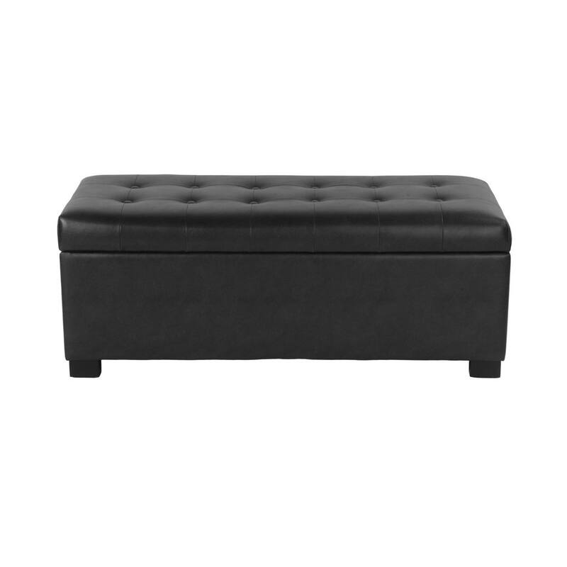 Porch & Den Camero Tufted Storage Bench