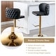 preview thumbnail 29 of 76, Upholstered Adjusatble Swivel Bar Stools Set of 2