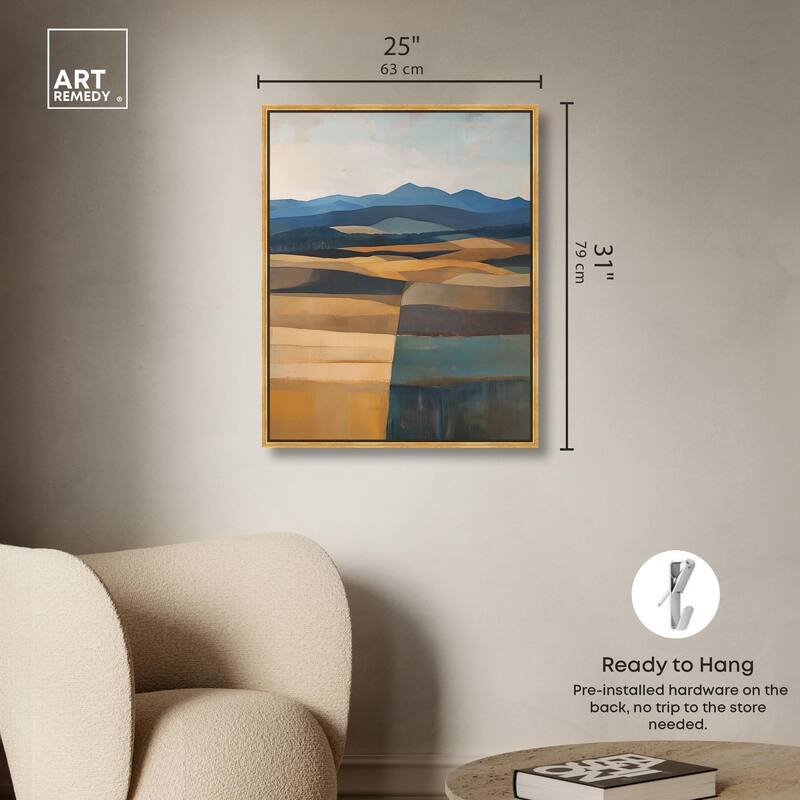 Clash of Shades Canvas by Art Remedy