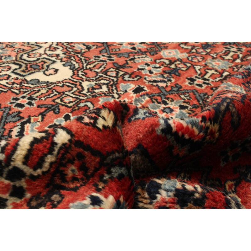 ECARPETGALLERY Hand-knotted Andelz Red Wool Rug - 3'7 x 7'4