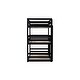 preview thumbnail 13 of 15, Triple Rubber Wood Bunk Bed with Two Built-in Ladders, Guardrails, Twin over Twin over Twin, Detachable Triple Twin Bunk Bed