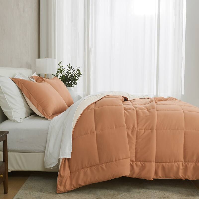 Linery & Co. All Season Down Alternative Reversible Comforter Set