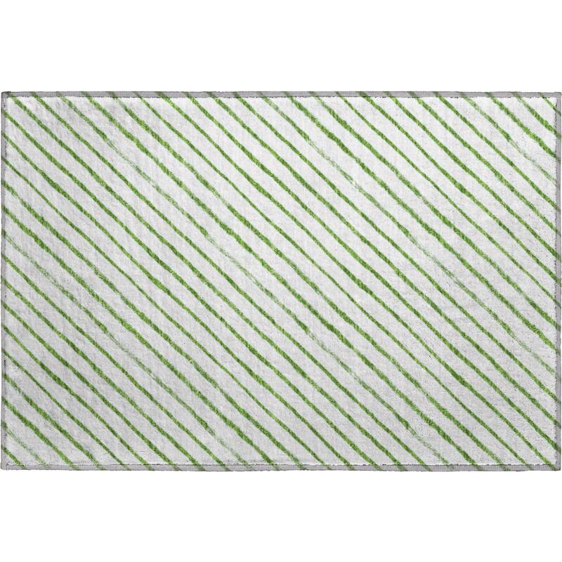 Premium Washable Super Soft Angle Stripe Mayfield Rug
