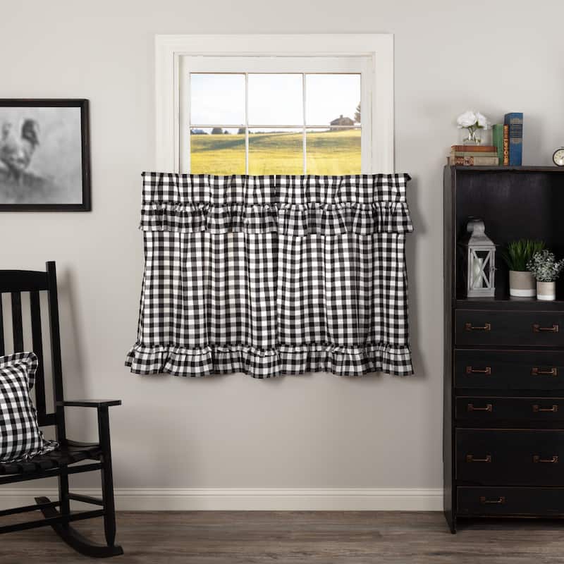 Annie Buffalo Check Ruffled Tier Set of 2