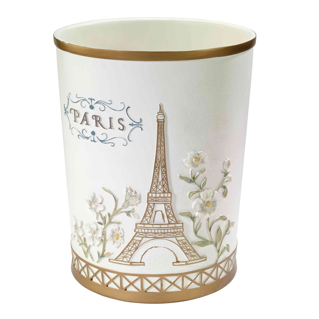 Avanti Linens Paris Botanique Wastebasket