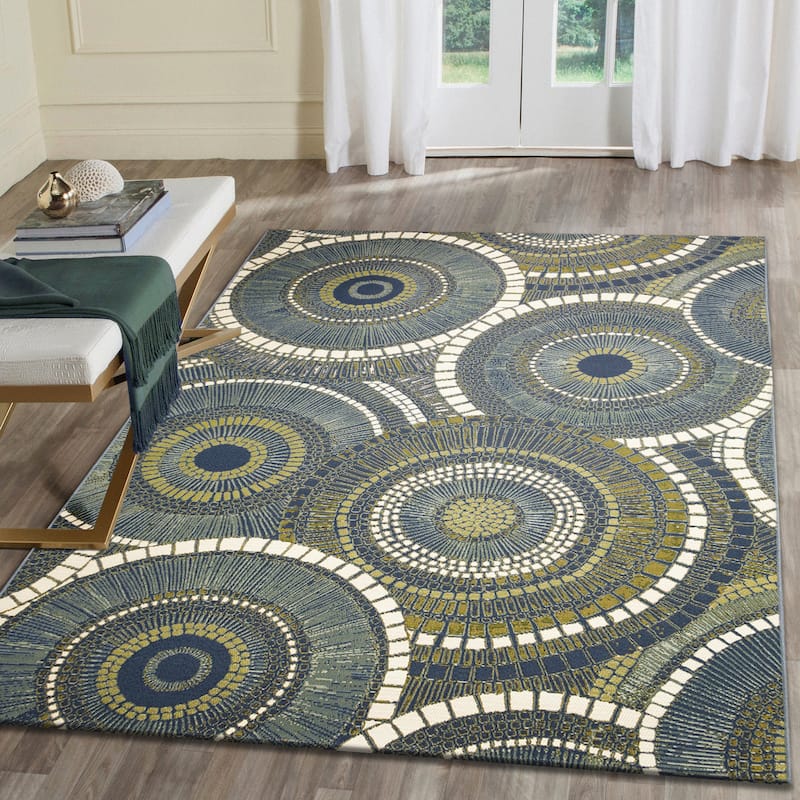 Liora Manne Marina Circles Indoor/Outdoor Area Rug