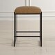 preview thumbnail 3 of 4, Solid Framed Counter Stool - 25.75" - Black and Brown