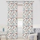 preview thumbnail 7 of 22, DriftAway Ada Floral Botanical Print Flower Leaf Lined Blackout Window Curtains