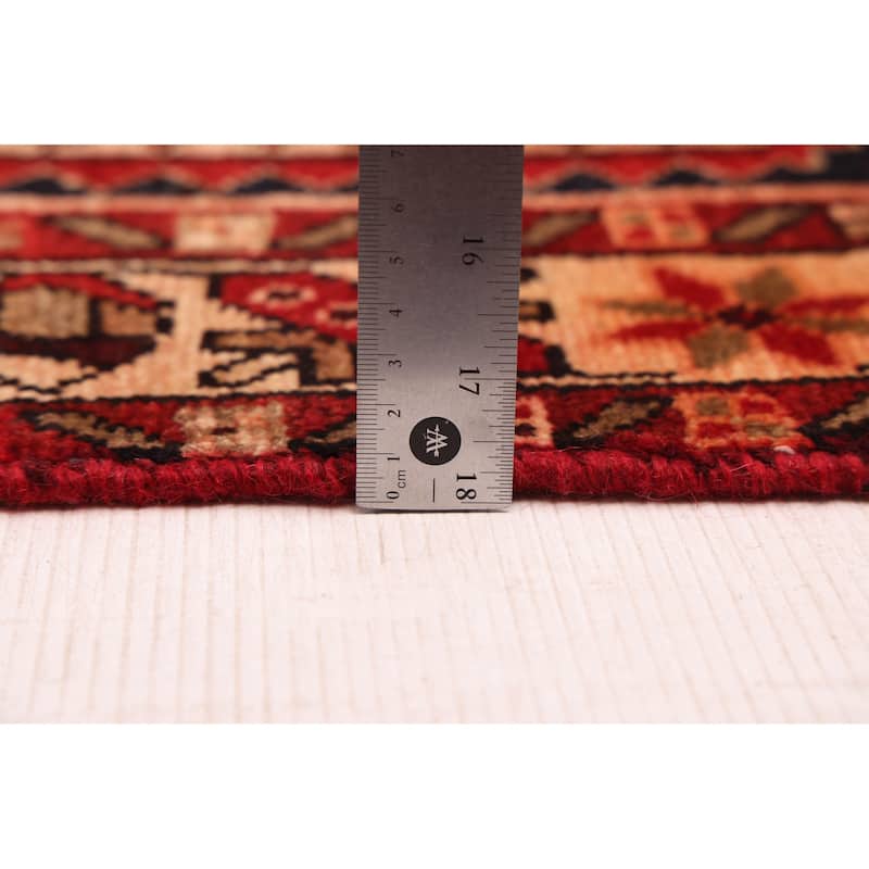 ECARPETGALLERY Hand-knotted Andelz Red Wool Rug - 4'9 x 6'11